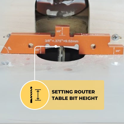 Router Table Setup Bars