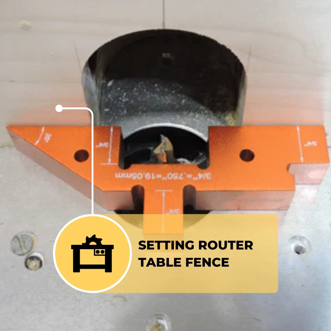 Router Table Setup Bars