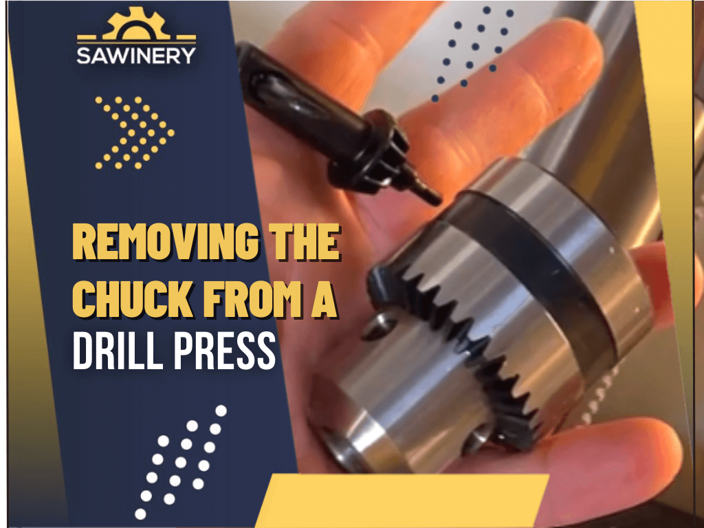 Removing The Chuck From A Drill Press 